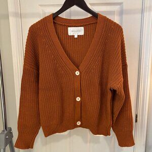 Tradlands | Shelter Cotton Cardigan | Sienna | S